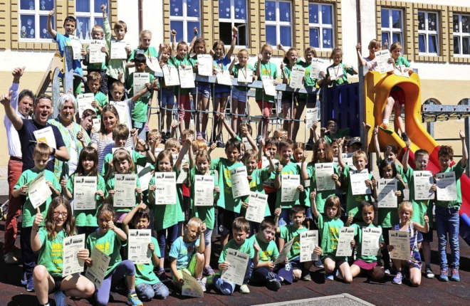 Viel Teamgeist beim Minimarathon